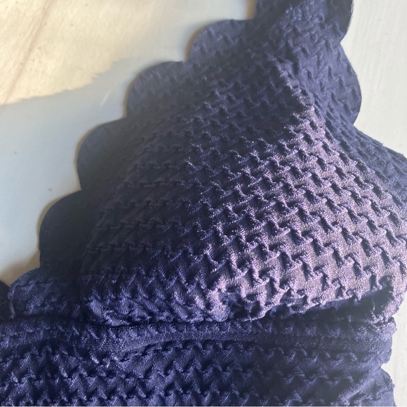 Kate Spade Maillot Navy Scallop One Piece Swim XS - Picture 4 of 8